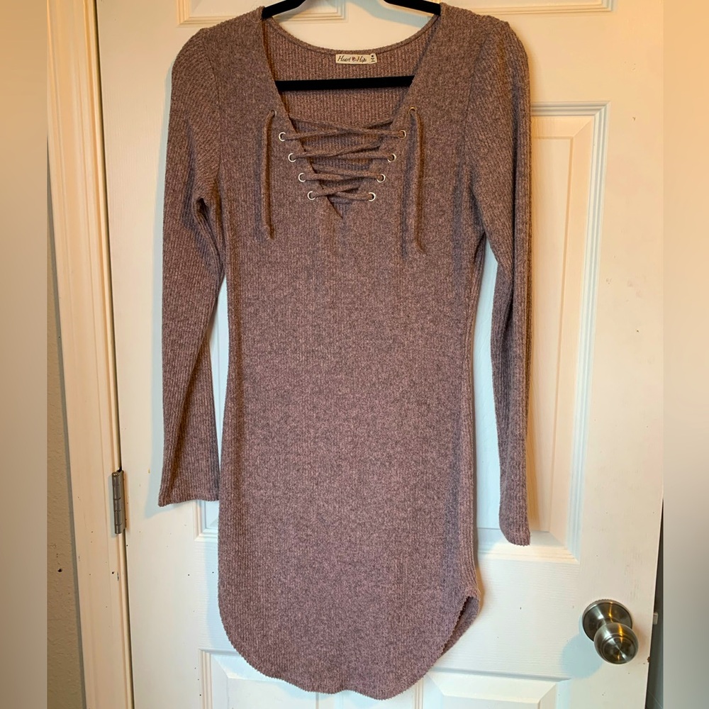 Super soft Mauve sweater dress